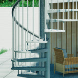Dolle Toronto V3 PE 12 ft. 4 in. Galvanized Stair Kit