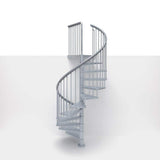 Dolle Toronto V3 PE 13 ft. 1 in. Galvanized Stair Kit