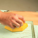 Gator Hex Sander 3 in. x 9 in. 80, 120, 220 Coarse, Medium Fine Assorted Grit Detail Sanding Tool Kit