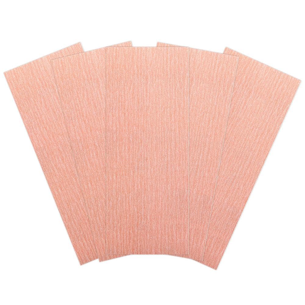 Gator Speed Sheets 3-2/3 in. x 9 in. 180 Grit Very Fine Hook and Loop Sand Paper (5-Pack)