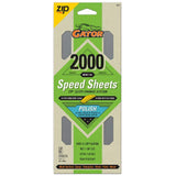 Gator Speed Sheets 3-2/3 in. x 9 in. 2000 Grit Very Fine Hook and Loop Sand Paper (5-Pack)