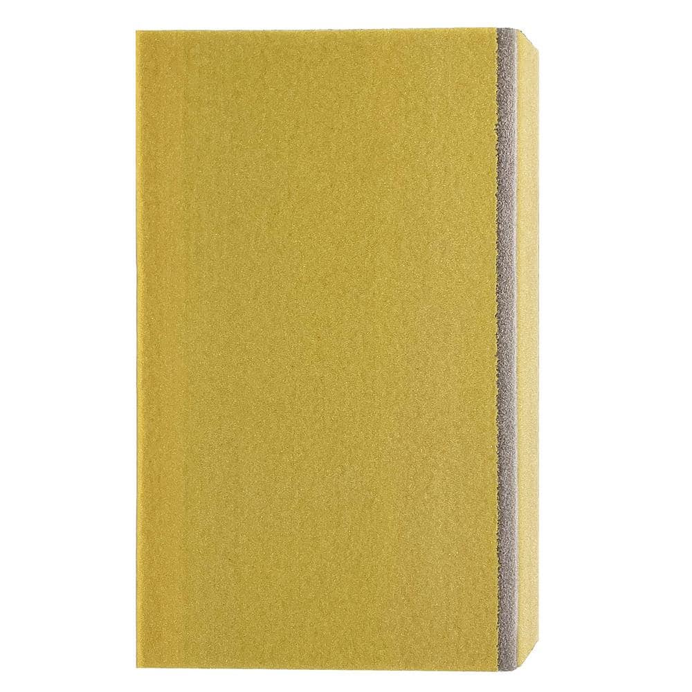 Gator Edge Protect 3 in. x 5 in. x 1 in. 400-Grit Angled Medium Sanding Sponge Sheet