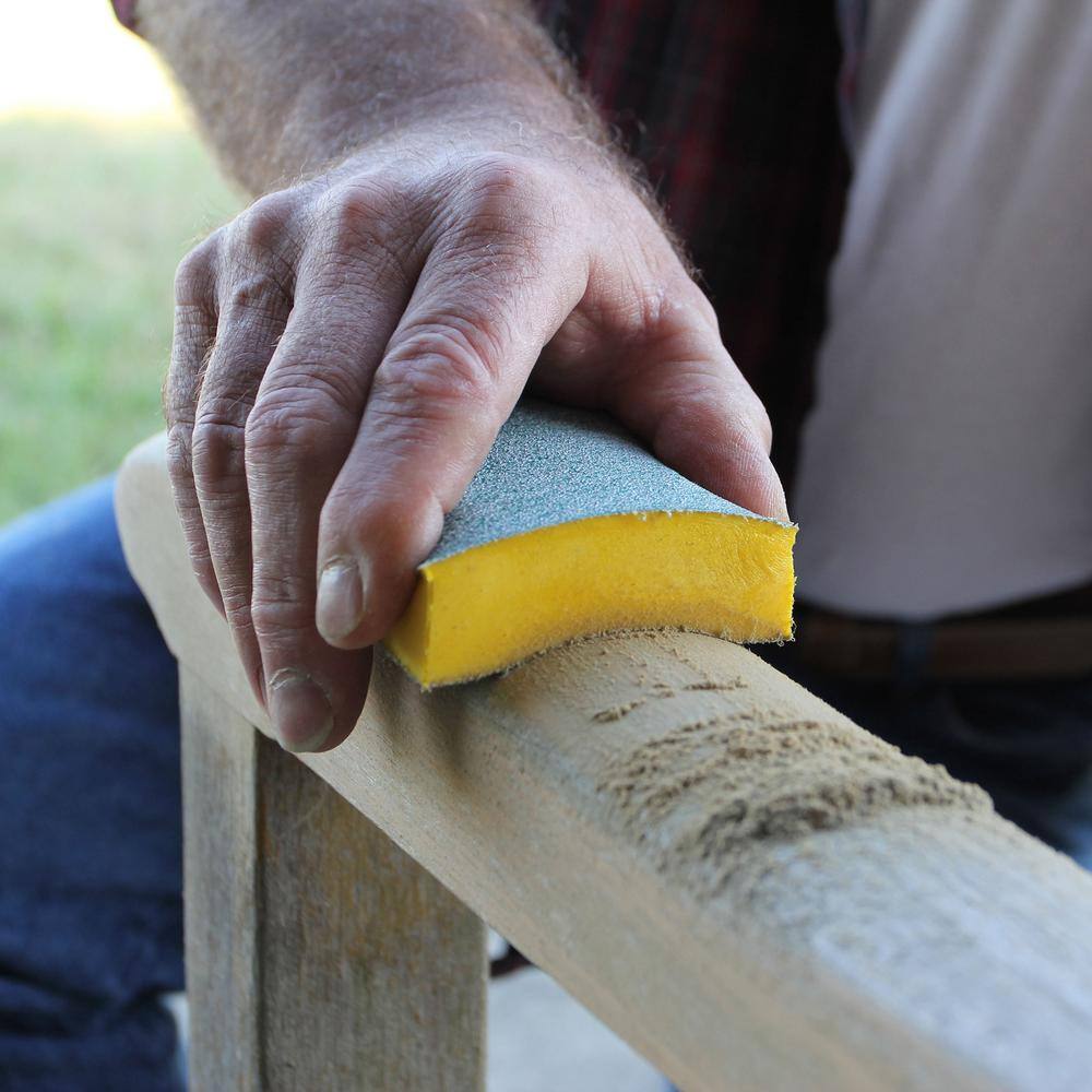 Gator Super Sponge 3 in. x 5 in. x 1 in Medium 60 Grit Sanding Sponge