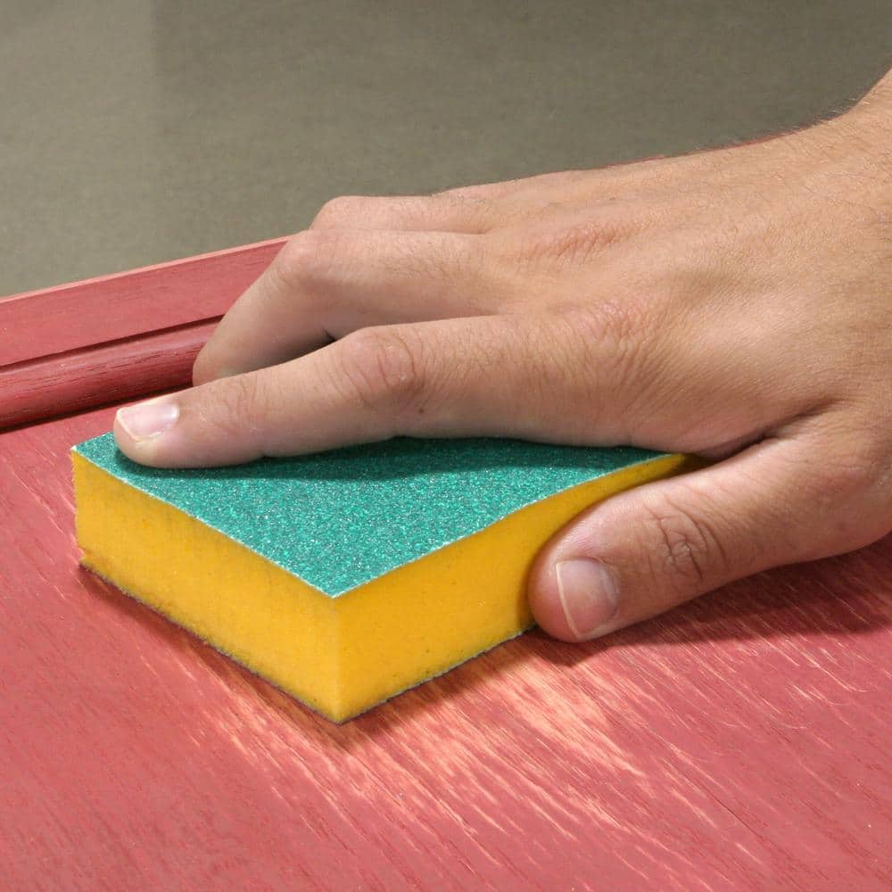Gator Super Sponge 3 in. x 5 in. x 1 in Medium 60 Grit Sanding Sponge