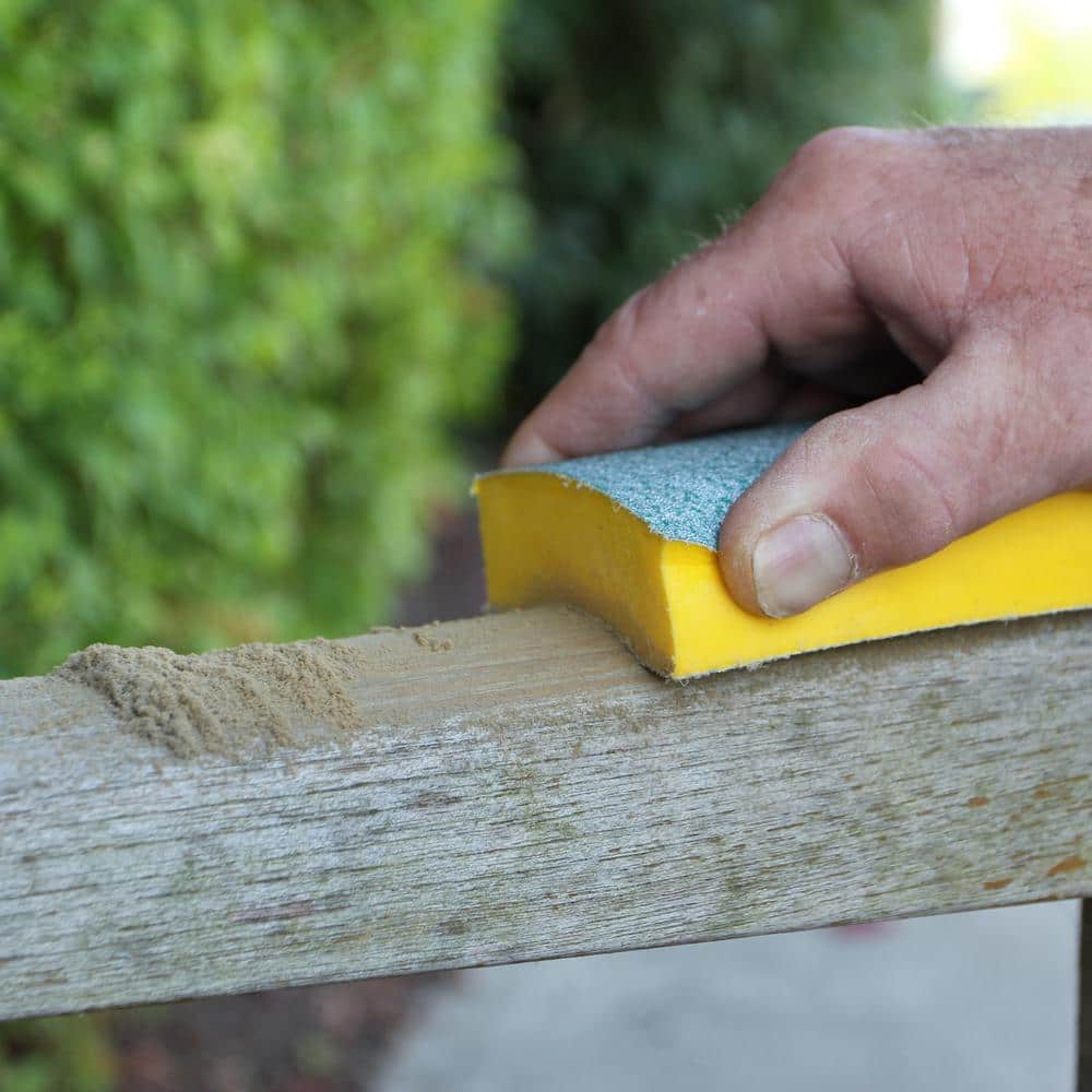 Gator Super Sponge 3 in. x 5 in. x 1 in Medium 80 Grit Sanding Sponge
