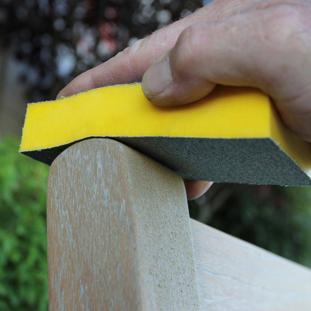 Gator Super Sponge 3 in. x 5 in. x 1 in Medium 80 Grit Sanding Sponge