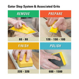 Gator Super Sponge 3 in. x 5 in. x 1 in. Very Fine 220-Grit Sanding Sponge