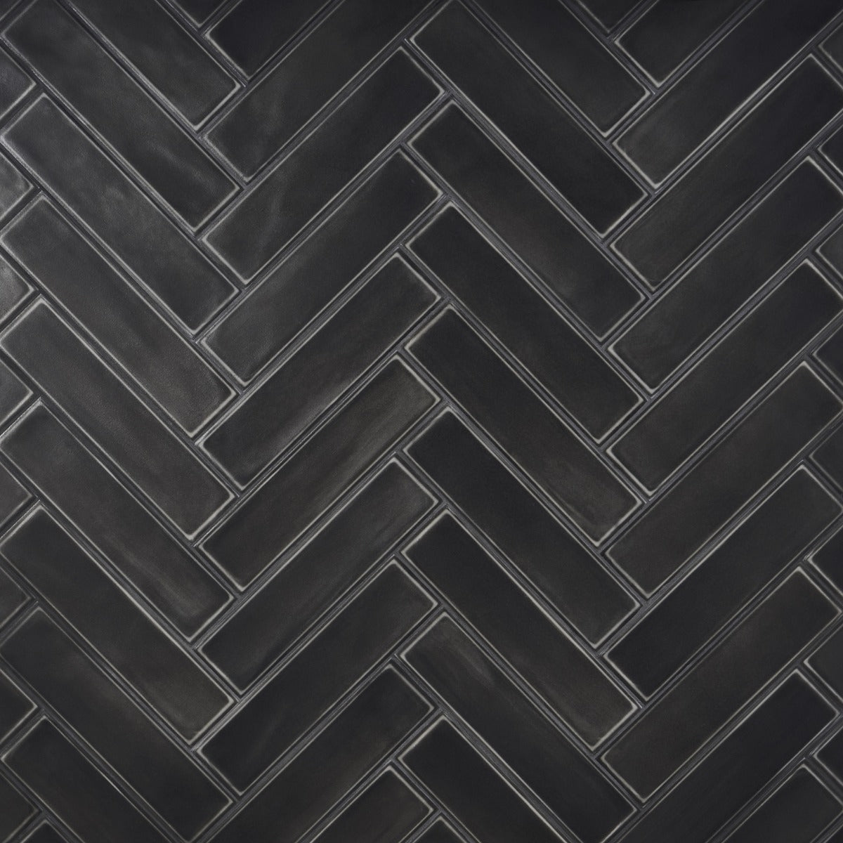 Stacy Garcia Artblock Nero Black Matte Porcelain Tile 4x16