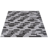 Bond Tile Easy Luxe Metalway Gray 11.81 in. x 11.81 in. SPC Peel and Stick Tile (0.96 Sq. Ft. / Sheet)