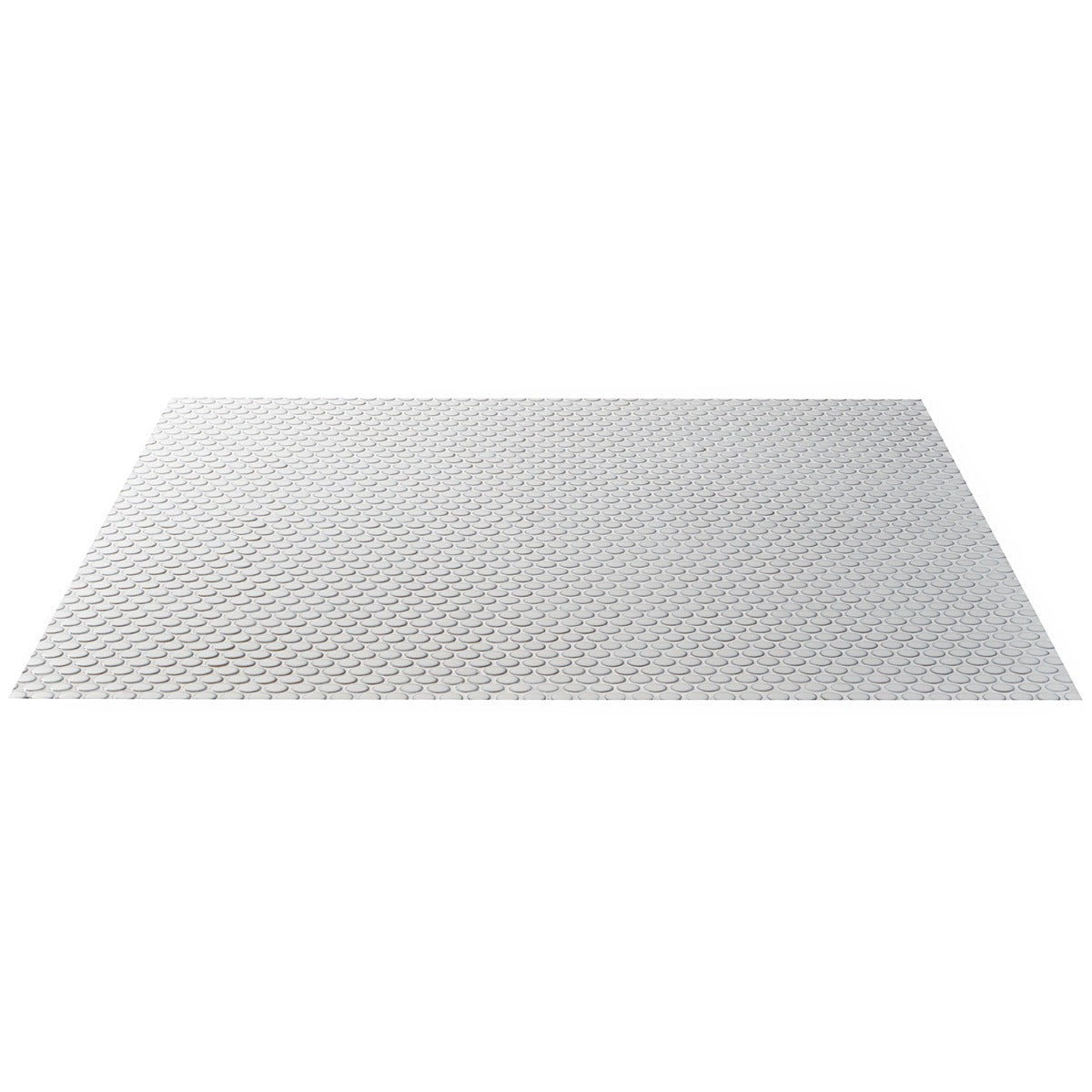 Nirvana Snow White Penny Round Polished Porcelain Mosaic Tile