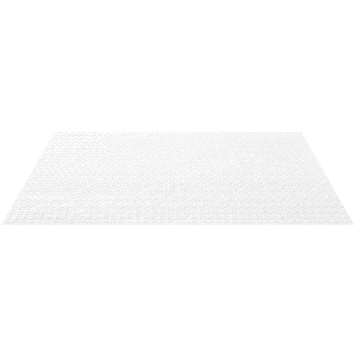 Eden White 1" Hexagon Polished Porcelain Mosaic Tile