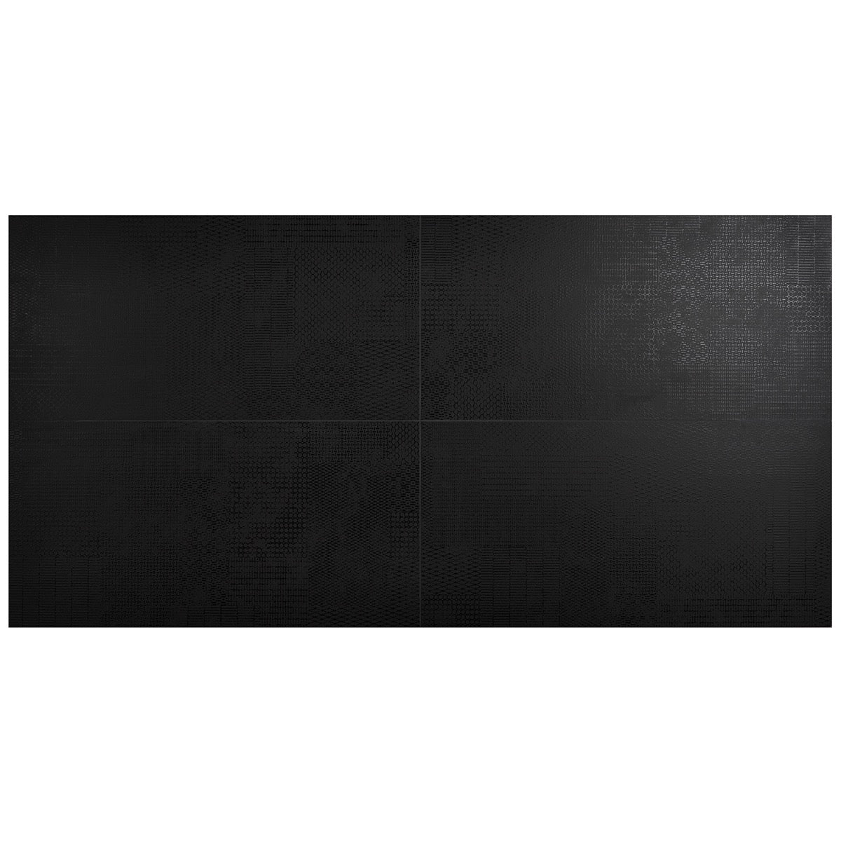 Prints Antracite Black 24x48 Matte Porcelain Tile - Lux Tile