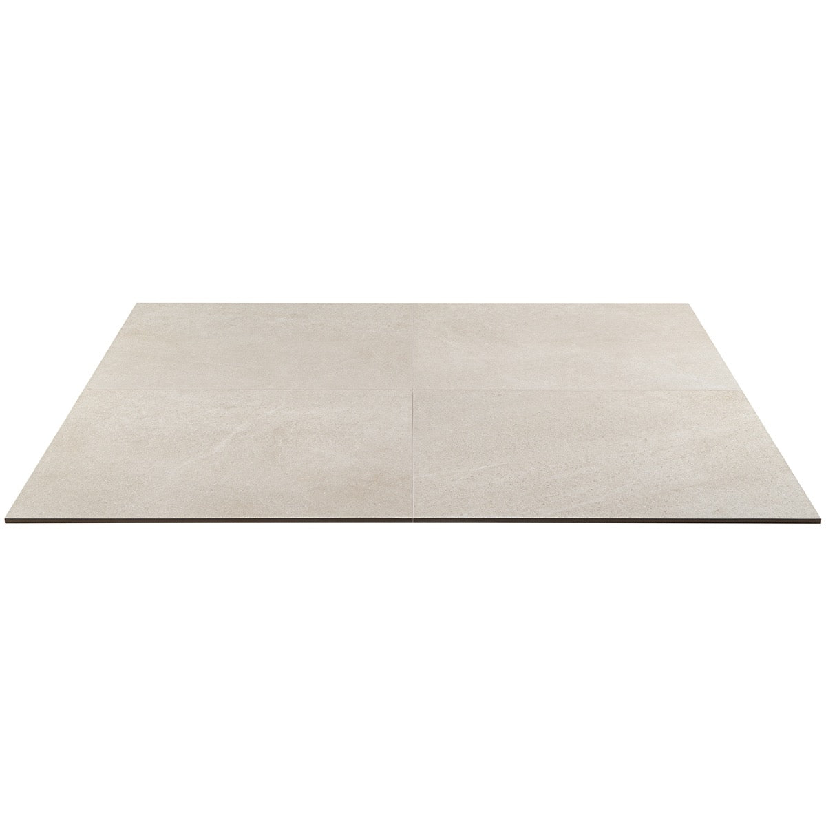 Rushmore Park Beige 24x24 Matte Porcelain Tile - Durable Limestone Look