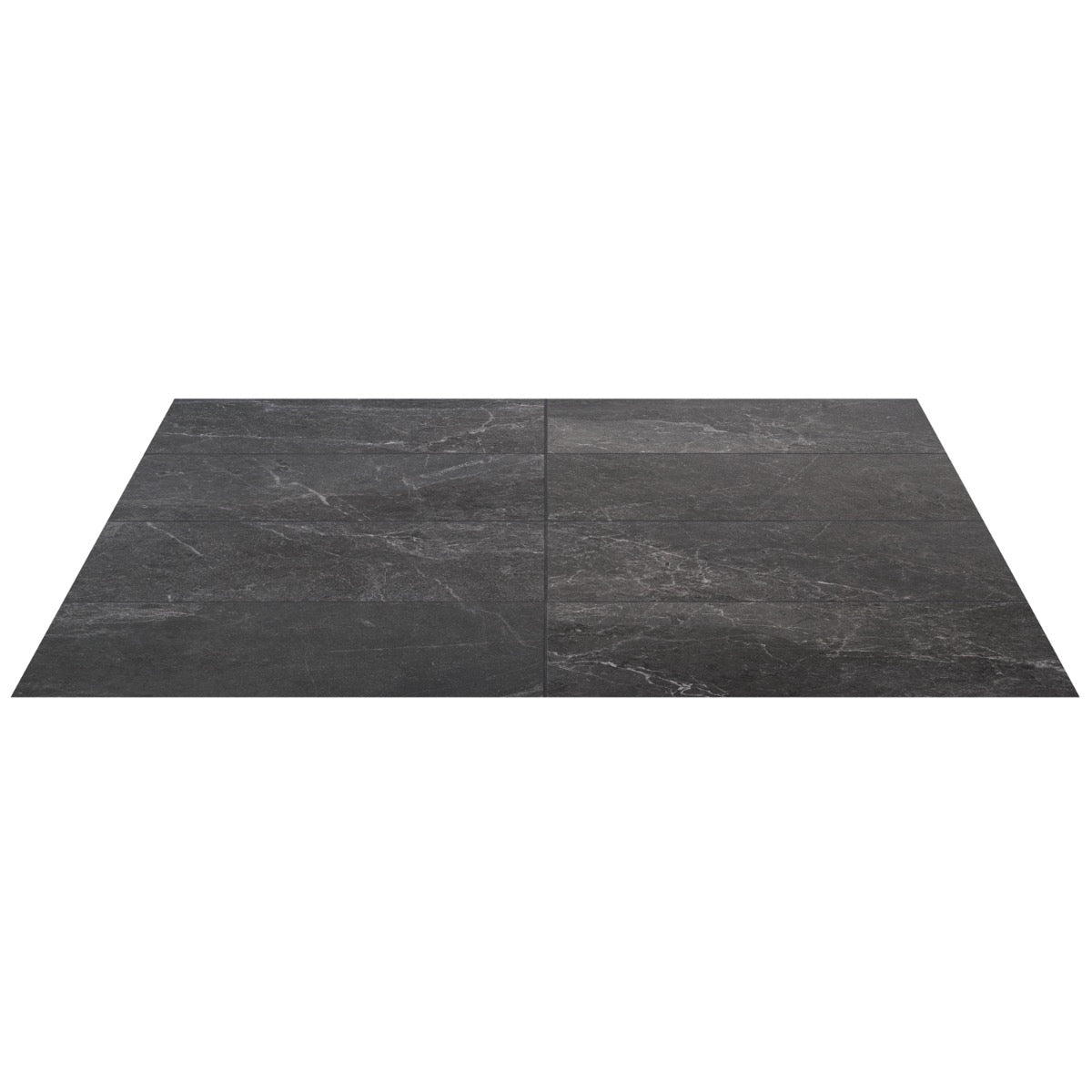 ZenTech Graphite Gray 12x24 Matte Porcelain Tile by Lux Tile