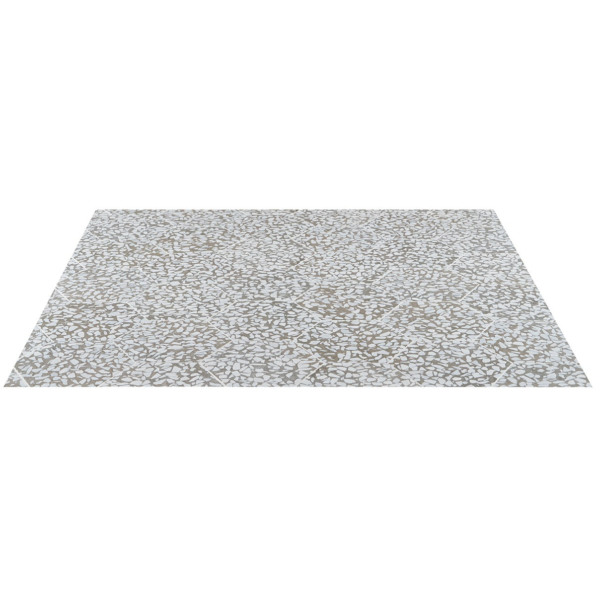 Lux Tile Terrazzo Hex Grigio Gray 9" Matte Porcelain Tile