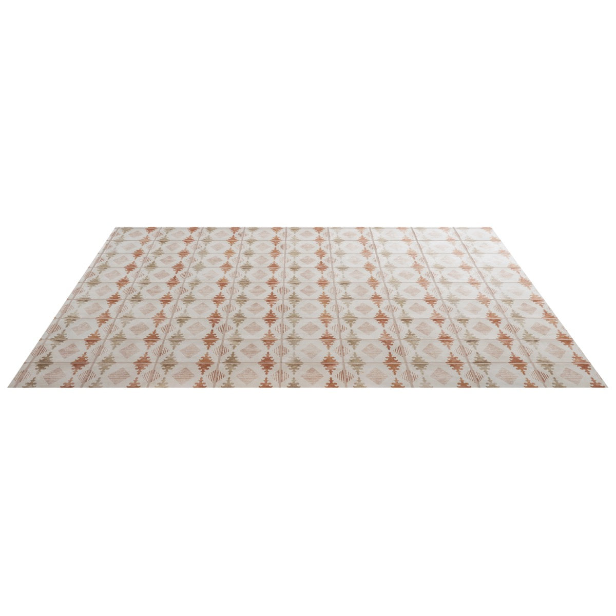 Paula Purroy Talia Aztec Terracotta 5x5 Matte Ceramic Tile