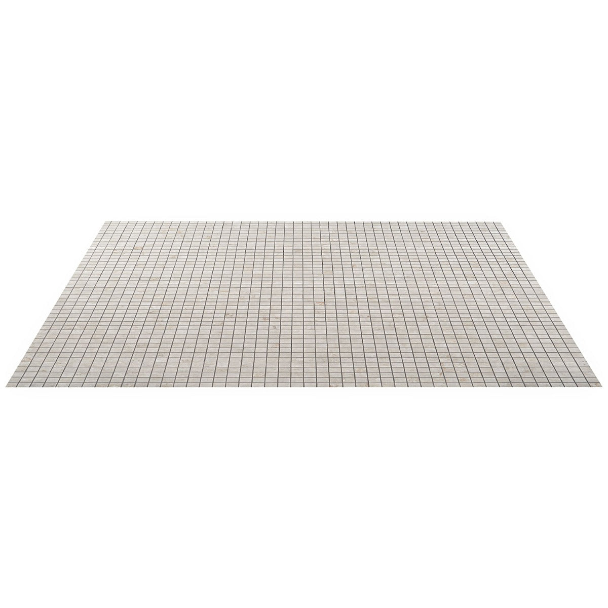 Lux Tile Portrait Ivory Beige Matte Porcelain Mosaic Tile 1x1