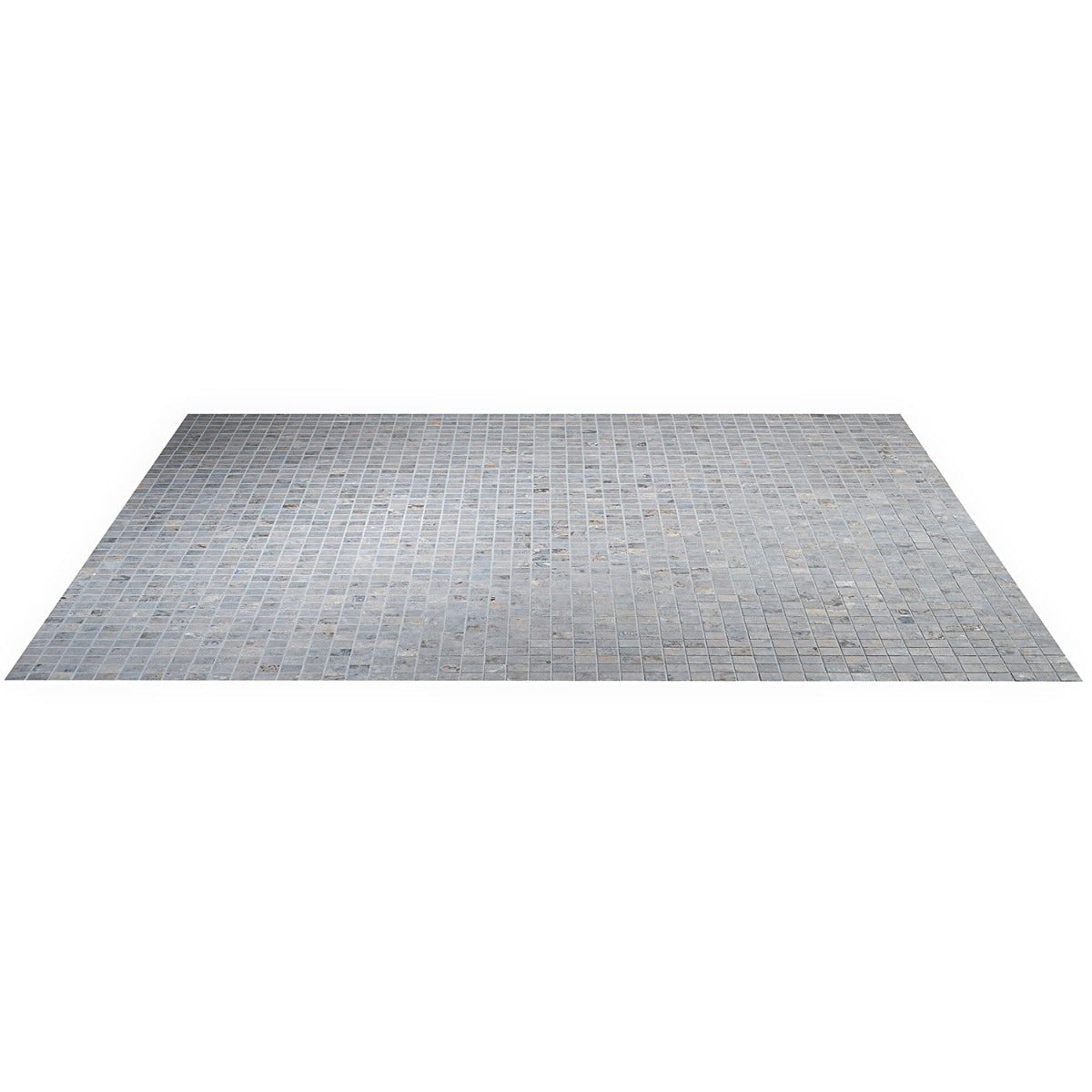 Tilebar Portrait Ocean Blue 1x1 Matte Porcelain Mosaic Tile