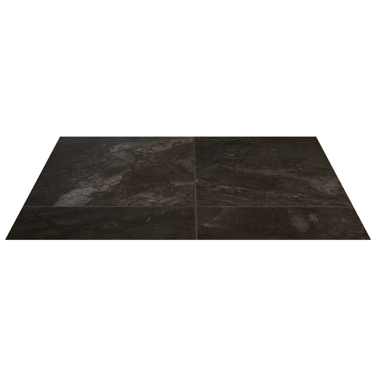 Santo Charcoal Black Matte Porcelain Tile 36x36 - Lux Tile