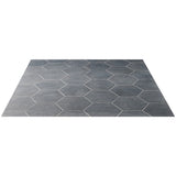 Texstone Antracita Dark Gray 9" Hexagon Matte Porcelain Tile