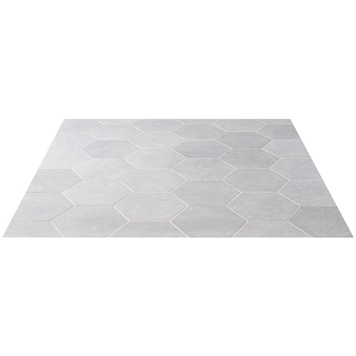 Texstone Gris Gray 9" Hexagon Matte Porcelain Tile - Lux Tile