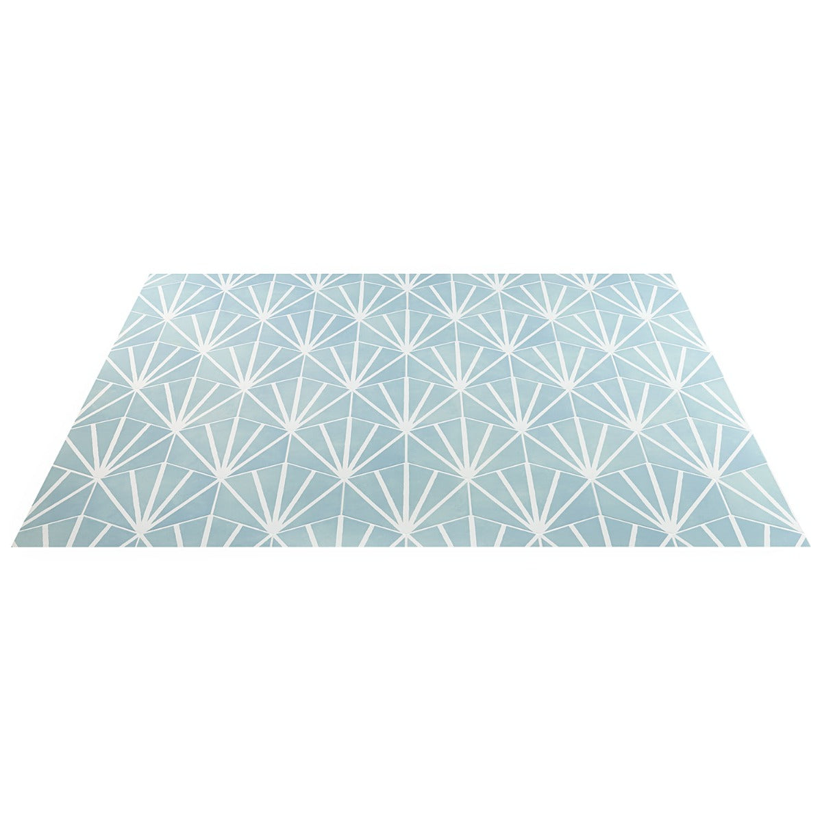 HexArt Deco Turquoise 8" Hexagon Matte Porcelain Tile - Lux Tile