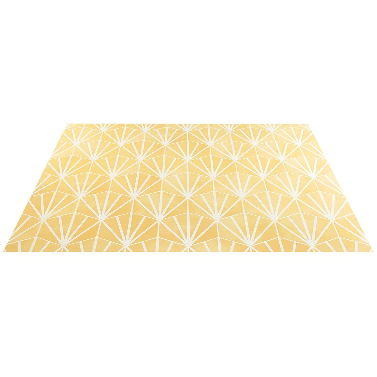 HexArt Deco Yellow 8" Hexagon Matte Porcelain Tile by Lux Tile