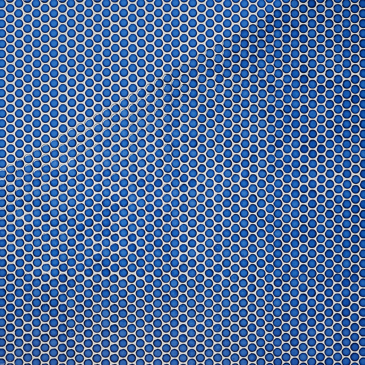 Nirvana Midnight Blue Penny Round Polished Porcelain Mosaic Tile