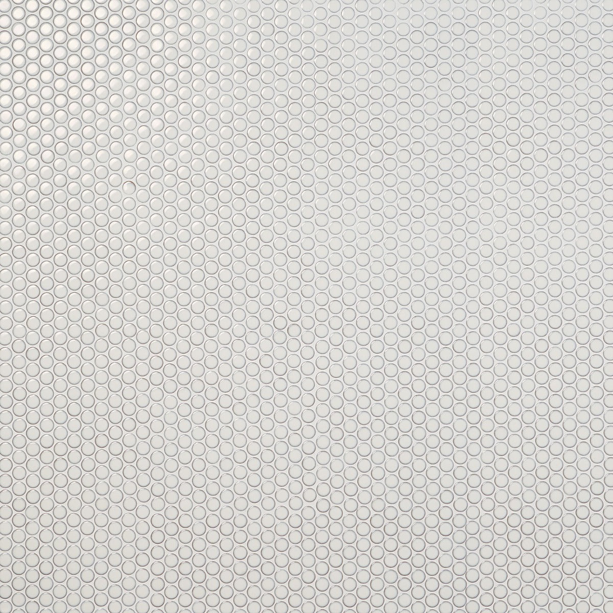 Nirvana Snow White Penny Round Polished Porcelain Mosaic Tile