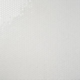 Paradise White Penny Round Polished Porcelain Mosaic Tile - 12" x 13"