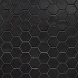 Meadowmere Black 3" Hexagon Matte Ceramic Tile - Lux Tile