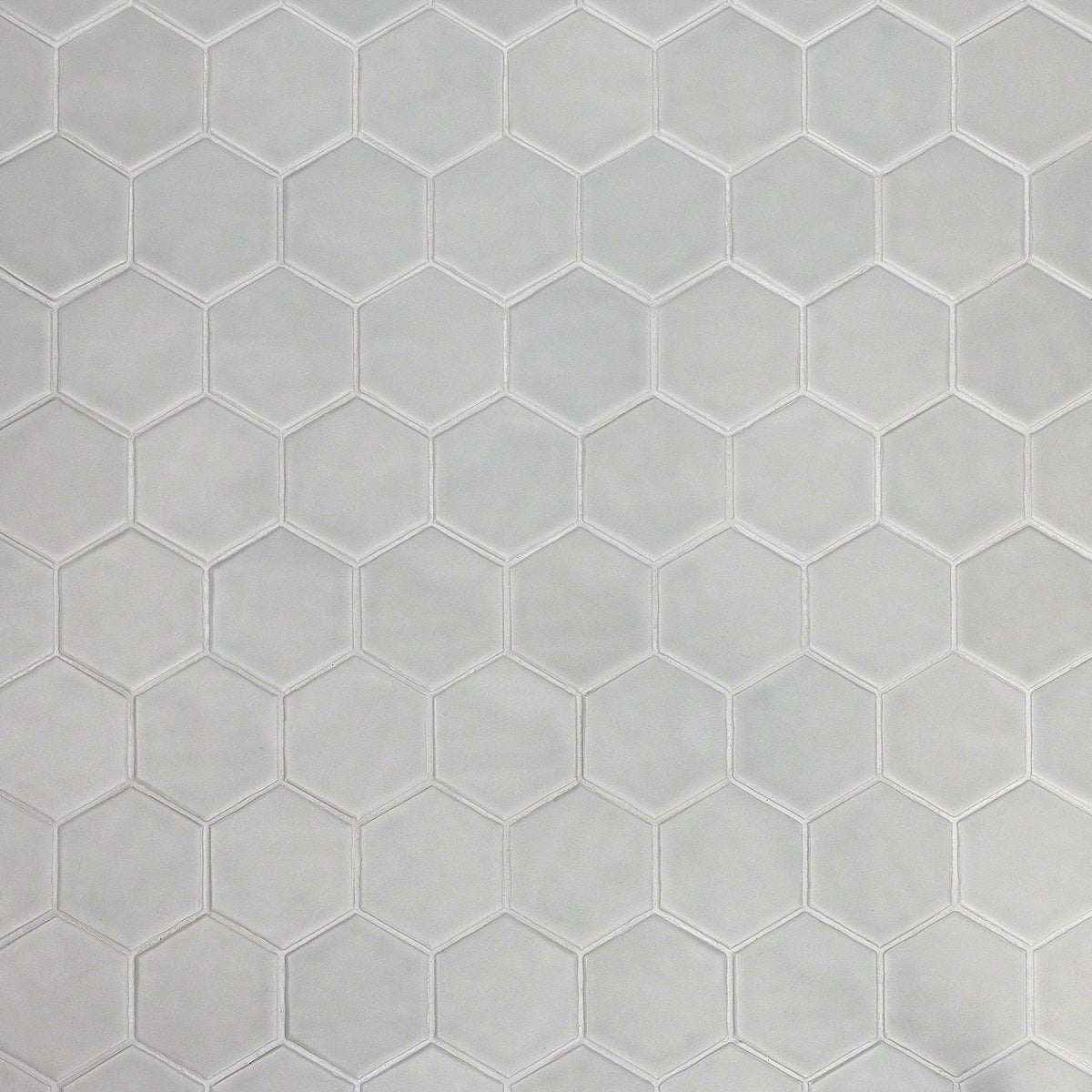 Meadowmere Gray 3" Hexagon Matte Ceramic Tile - Lux Tile