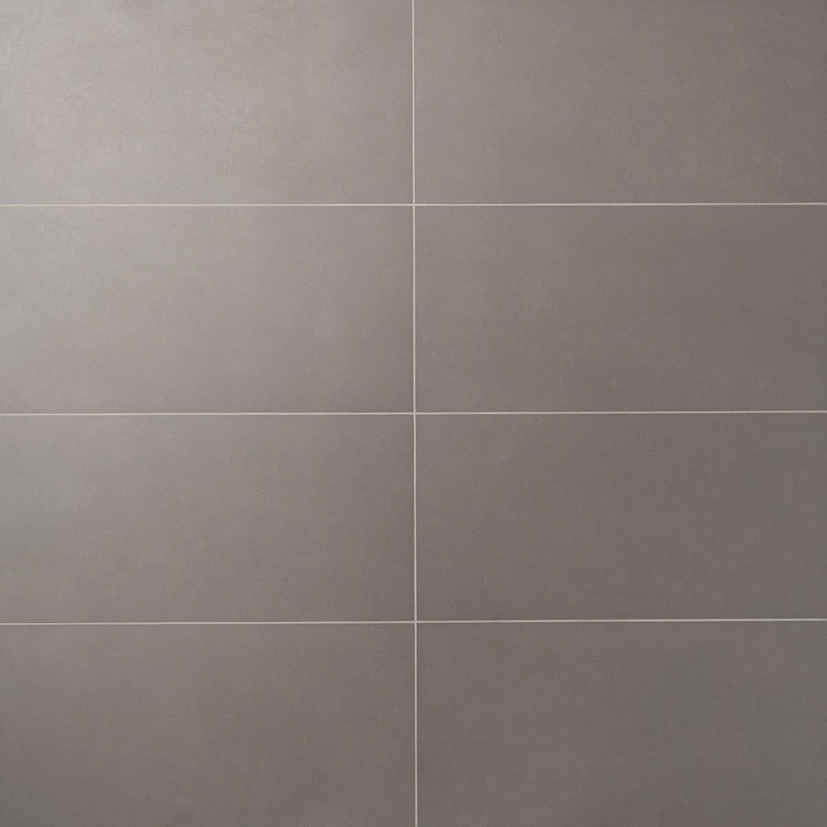 Lux Tile Cenere Gray Matte Porcelain Tile 12x24 Double Loaded