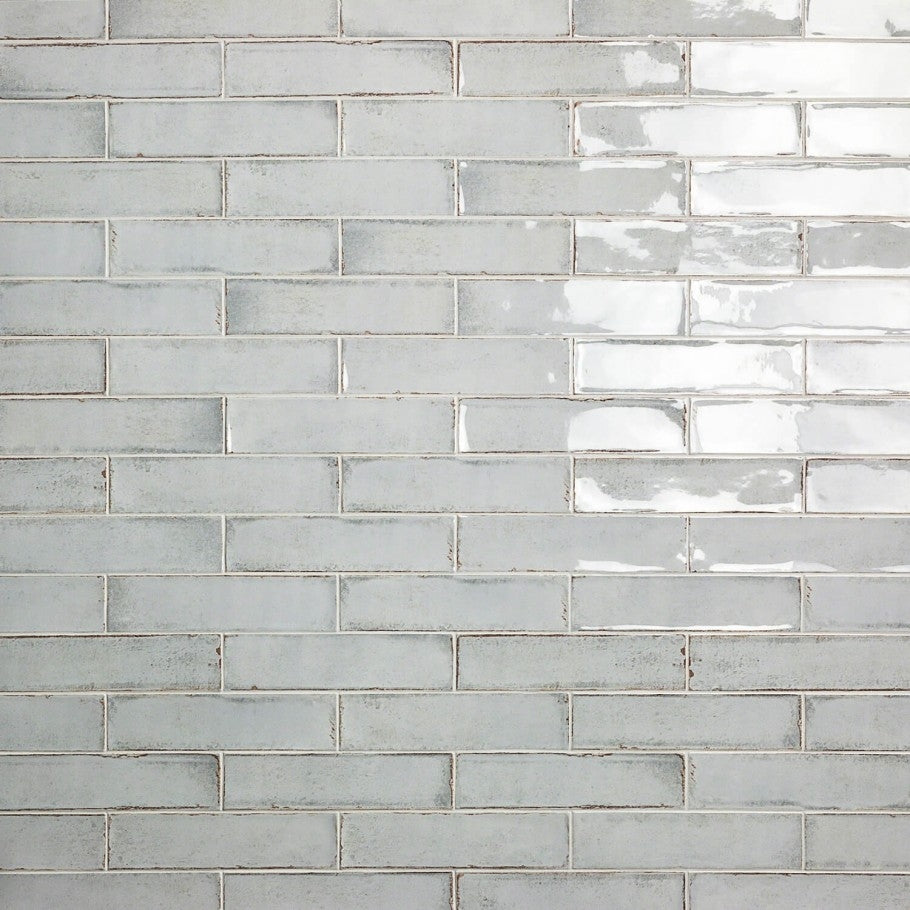 Castle Hazy Trail Gray 3x12 Polished Ceramic Subway Tile for Walls