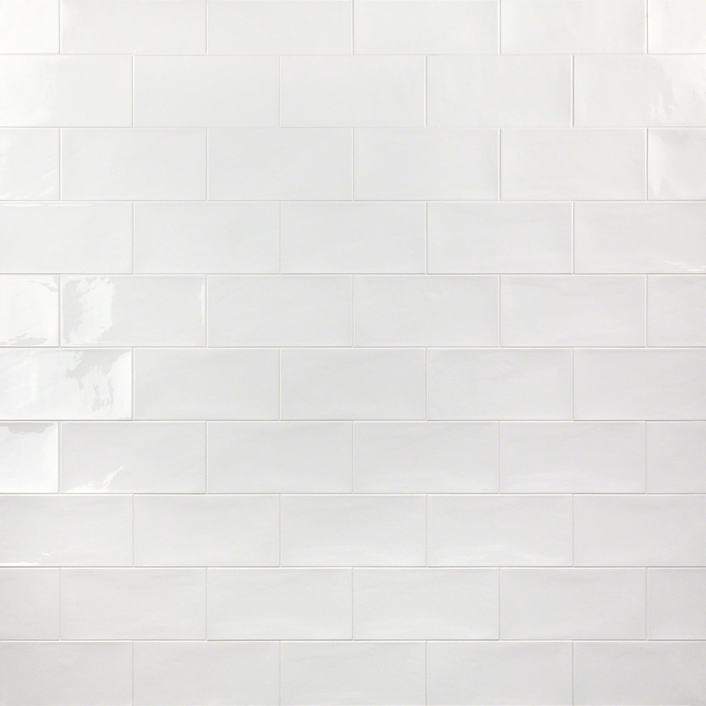 Aruba White 5x10 Polished Ceramic Subway Tile - Lux Tile