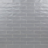 Bayou Gray Matte Ceramic Subway Tile 3x12 - Lux Tile