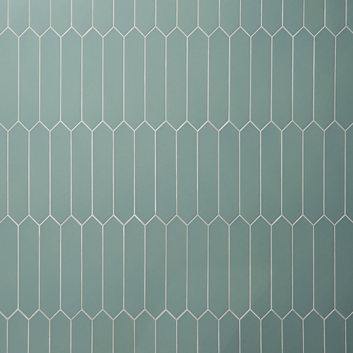 Kent Jade Green 3x12 Picket Polished Ceramic Wall Tile