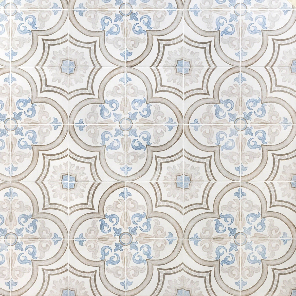 Amadora Daiza Multicolor 8x8 Matte Porcelain Tile - Lux Tile