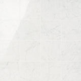 Marble Tech Bianco Gioia 6x6 Polished Porcelain Tile - Lux Tile