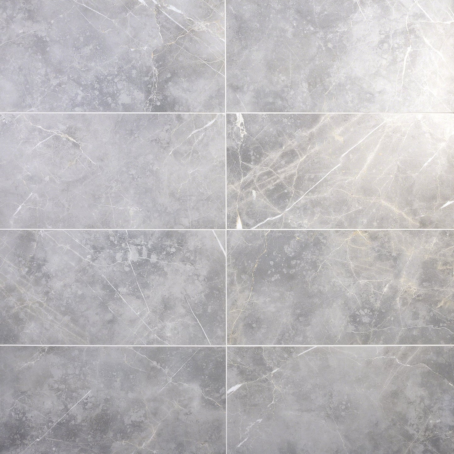 Lux Tile Marble Tech Grigio Imperiale Gray 12x24 Matte Porcelain Tile