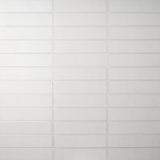 Stacy Garcia ArtBlock Fluted Bianco 4x16 Glossy Porcelain Tile