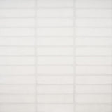 ArtBlock Bianco White 4x16 Matte Porcelain Tile by Stacy Garcia