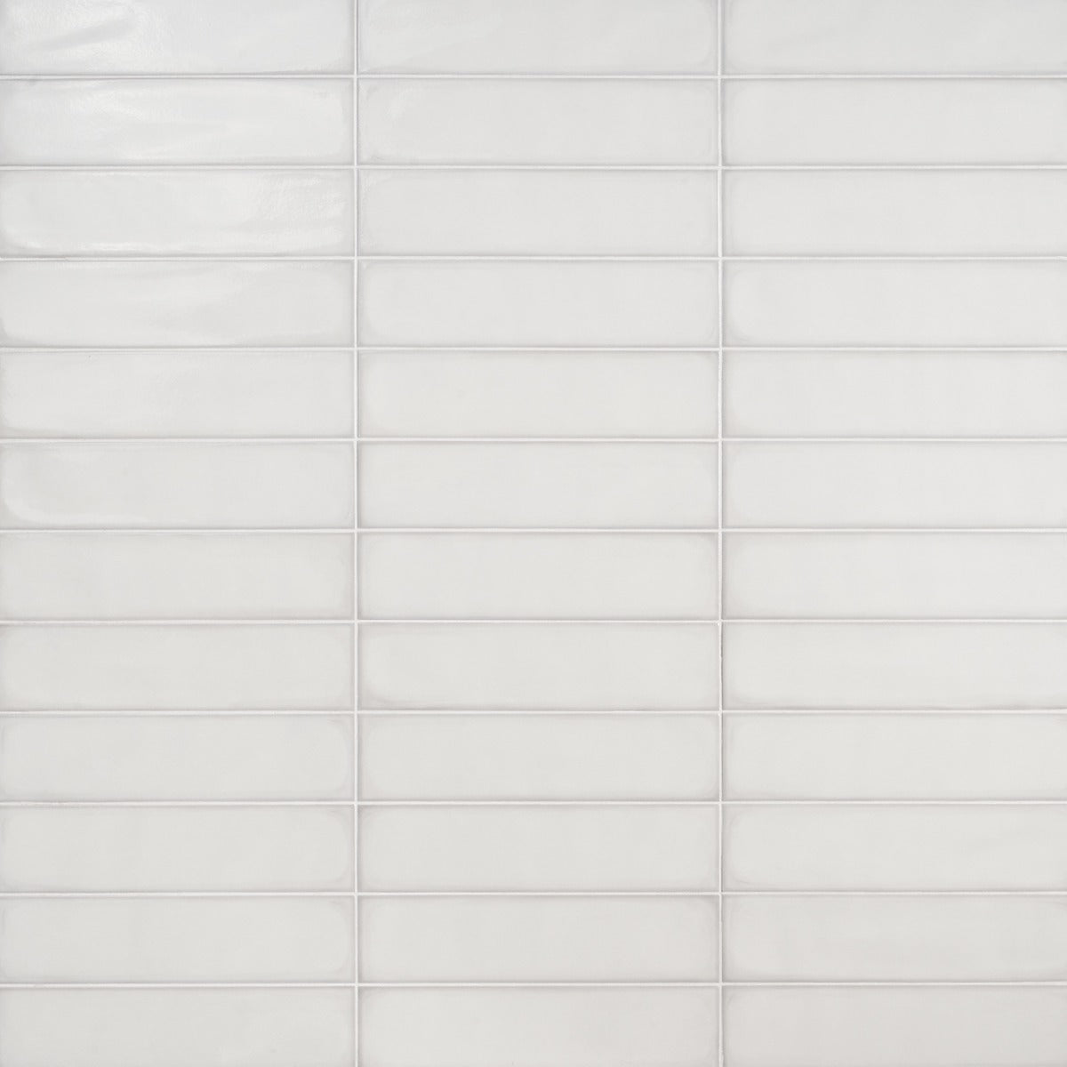 ArtBlock Bianco White 4x16 Glossy Porcelain Tile by Stacy Garcia
