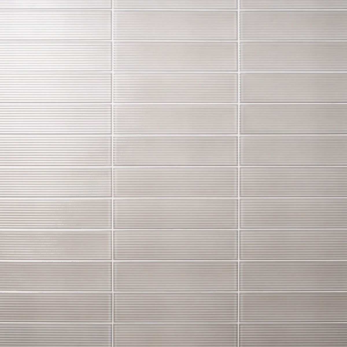 Stacy Garcia ArtBlock Fluted Grigio 4x16 Glossy Porcelain Tile