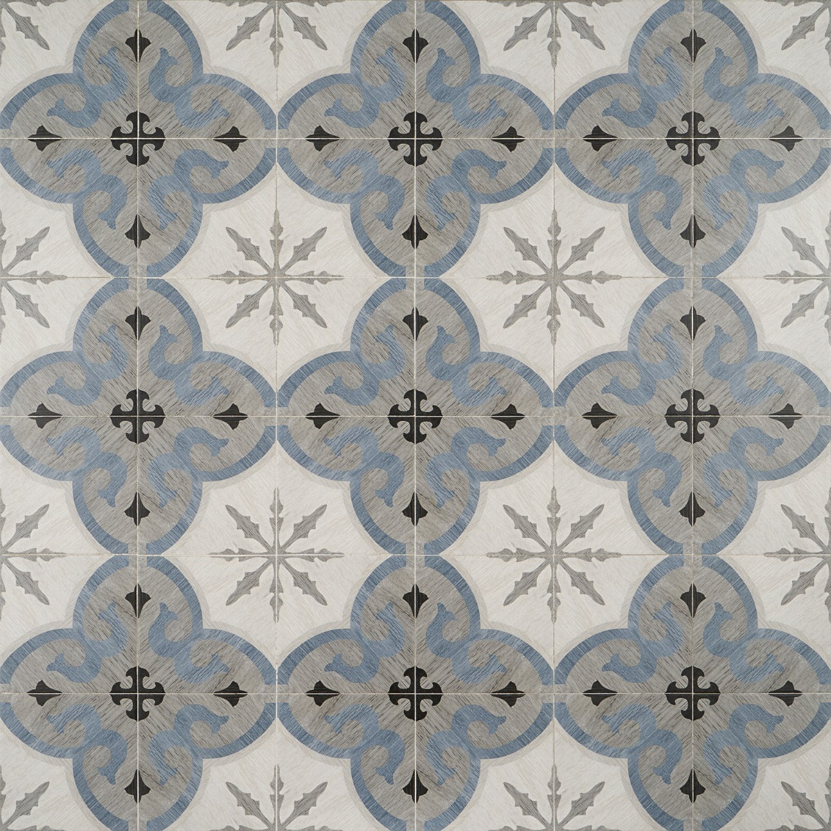 Lux Tile Delancey Briar Blue 8x8 Matte Porcelain Tile