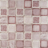 Los Lunas Deco Rose Pink 8x8 Matte Porcelain Tile - Lux Tile