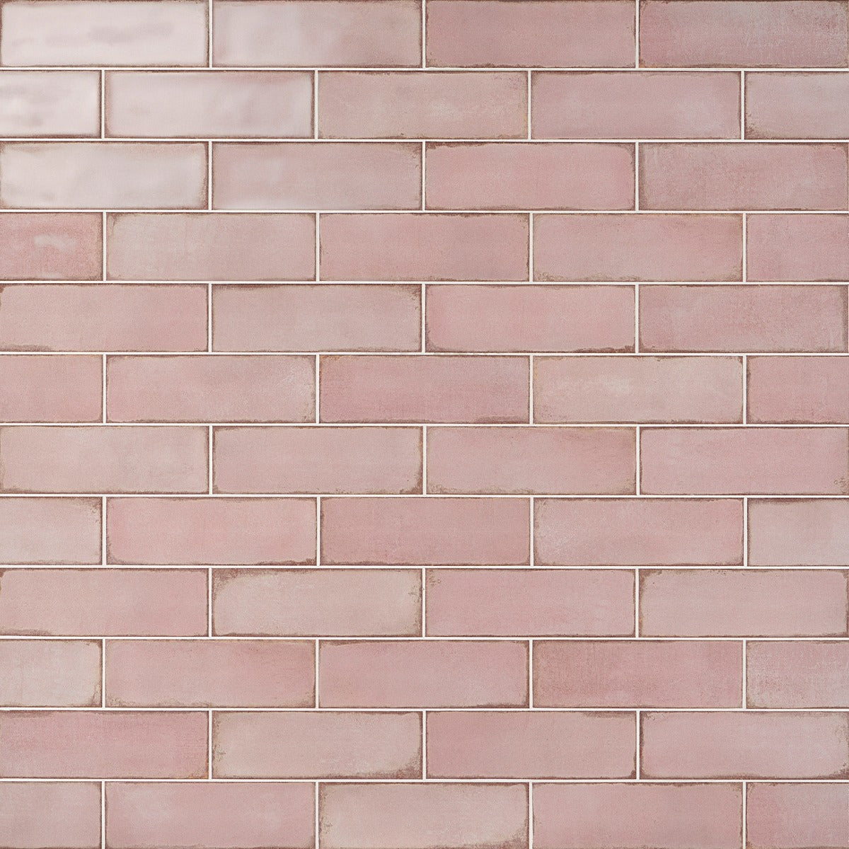 Los Lunas Rose Pink 4x12 Polished Ceramic Subway Tile - Lux Tile