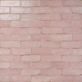 Los Lunas Rose Pink 4x12 Polished Ceramic Subway Tile - Lux Tile