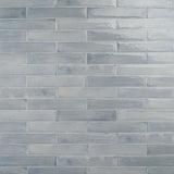 Lux Tile Azur Blue 3x16 Polished Porcelain Subway Tile