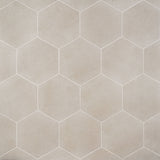 Pergola Taupe 12.5" Hexagon Matte Porcelain Tile - Lux Tile